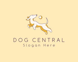 Dog Pet Ball logo design