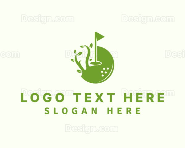 Sports Golf Course Logo