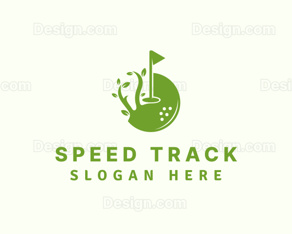 Sports Golf Course Logo