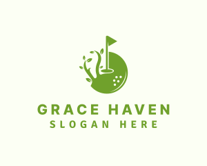 Sports Golf Course Logo