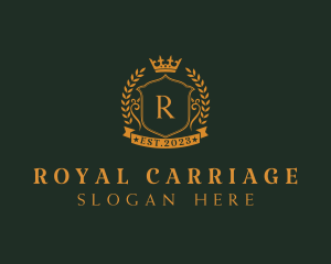 Royal Crown Shield logo design