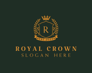 Royal Crown Shield logo design