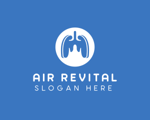 Medical  Respiratory Lungs logo design