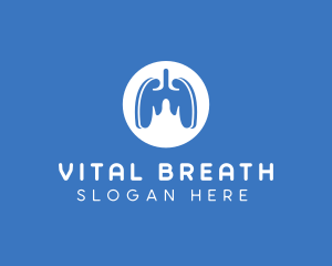 Medical  Respiratory Lungs logo design