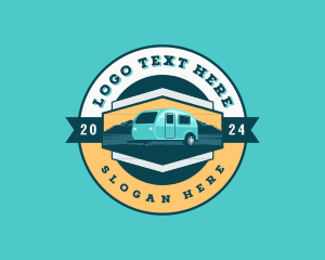 Caravan Trailer Van logo