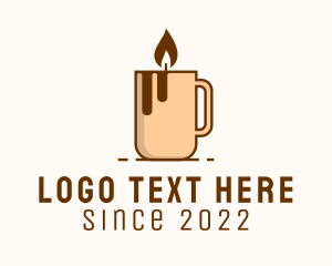 Coffee Cup Candle  logo