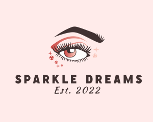 Sparkling Woman Eyelashes logo