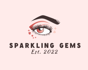 Sparkling Woman Eyelashes logo