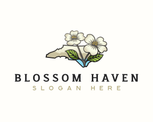 North Carolina Flower logo design