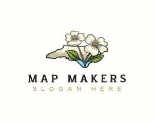 North Carolina Flower logo design