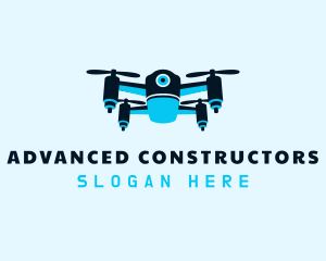 Blue Drone Surveillance logo design