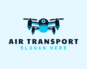 Blue Drone Surveillance logo design