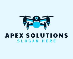 Blue Drone Surveillance logo design