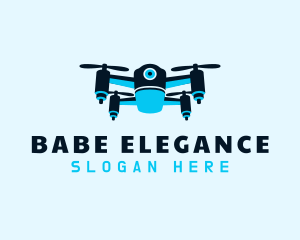 Blue Drone Surveillance logo design