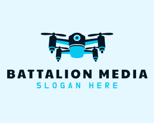 Blue Drone Surveillance logo design