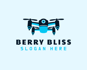 Blue Drone Surveillance logo design