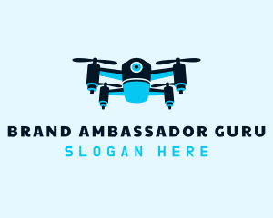 Blue Drone Surveillance logo design