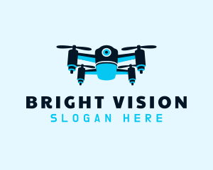 Blue Drone Surveillance logo design