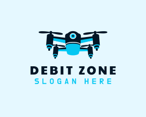 Blue Drone Surveillance logo design