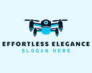 Blue Drone Surveillance logo design