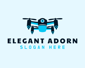 Blue Drone Surveillance logo design