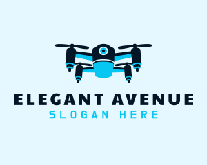 Blue Drone Surveillance logo design