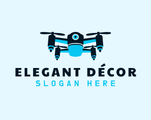 Blue Drone Surveillance logo design