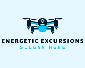 Blue Drone Surveillance logo design