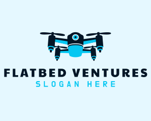 Blue Drone Surveillance logo design