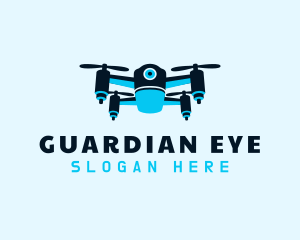 Blue Drone Surveillance logo design