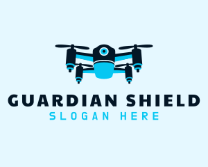 Blue Drone Surveillance logo design