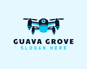 Blue Drone Surveillance logo design