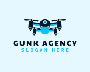 Blue Drone Surveillance logo design