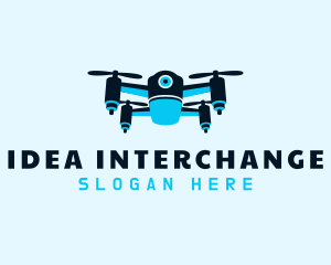 Blue Drone Surveillance logo design