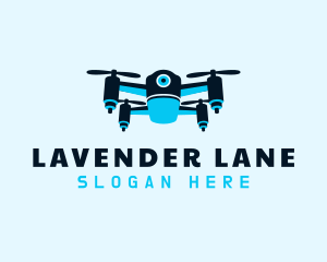 Blue Drone Surveillance logo design