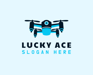 Blue Drone Surveillance logo design