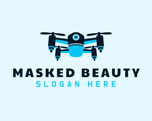 Blue Drone Surveillance logo design