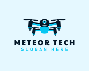 Blue Drone Surveillance logo design