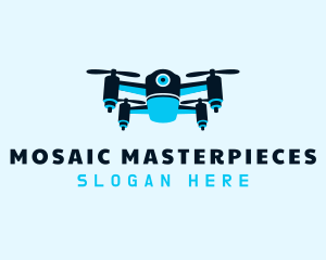 Blue Drone Surveillance logo design