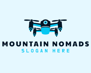 Blue Drone Surveillance logo design