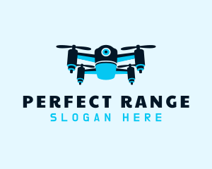 Blue Drone Surveillance logo design