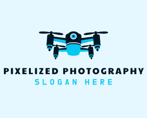 Blue Drone Surveillance logo design