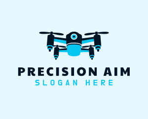 Blue Drone Surveillance logo design