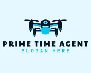 Blue Drone Surveillance logo design