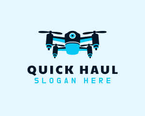 Blue Drone Surveillance logo design