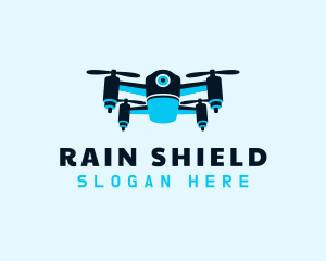 Blue Drone Surveillance logo design