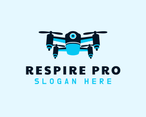 Blue Drone Surveillance logo design