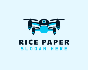 Blue Drone Surveillance logo design