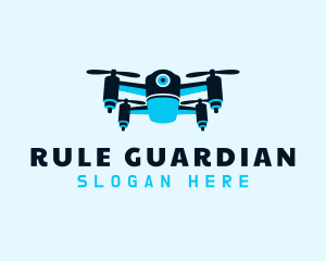 Blue Drone Surveillance logo design