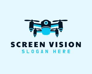 Blue Drone Surveillance logo design